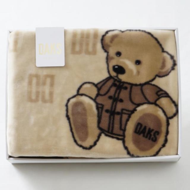 販促、ノベルティ,記念品は:DAKS ひざ掛け A/ベージュ DK502051H-3