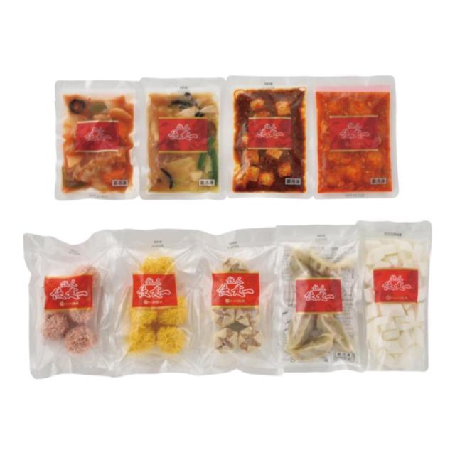 販促、ノベルティ,記念品は:東京 赤坂四川飯店 監修 中華料理セット