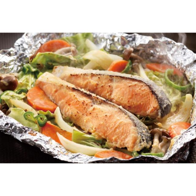 販促、ノベルティ,記念品は:北海道  知床羅臼  鮭のちゃんちゃん焼き 614