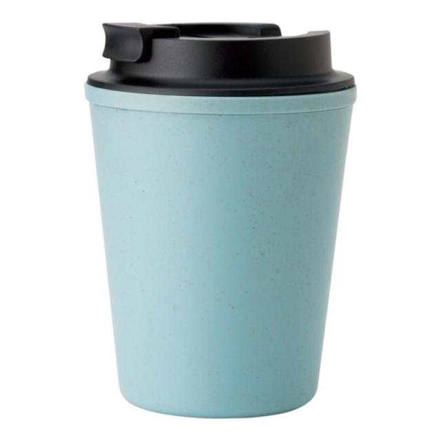 販促、ノベルティ,記念品は:ダブルウォールタンブラー （バンブーファイバー配合） D/ｽﾓｰｸﾌﾞﾙｰ TS-1697-034