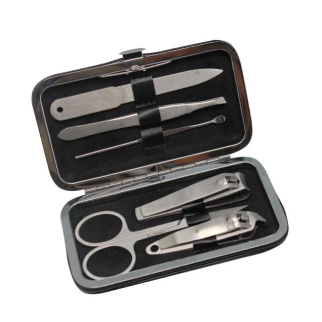 販促、ノベルティ,記念品は:高級ステンレス製ネイルケアセット6P N2904