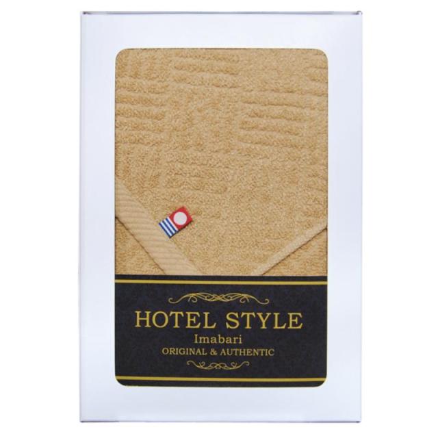 販促、ノベルティ,記念品は:今治ホテルスタイルハンドタオル1Ｐ A/ベージュ TQS0507781BR