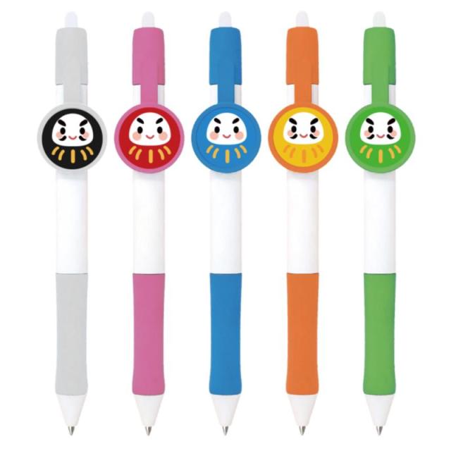 販促、ノベルティ,記念品は:だるまボールペン1Pアソート 指定不可 101-081