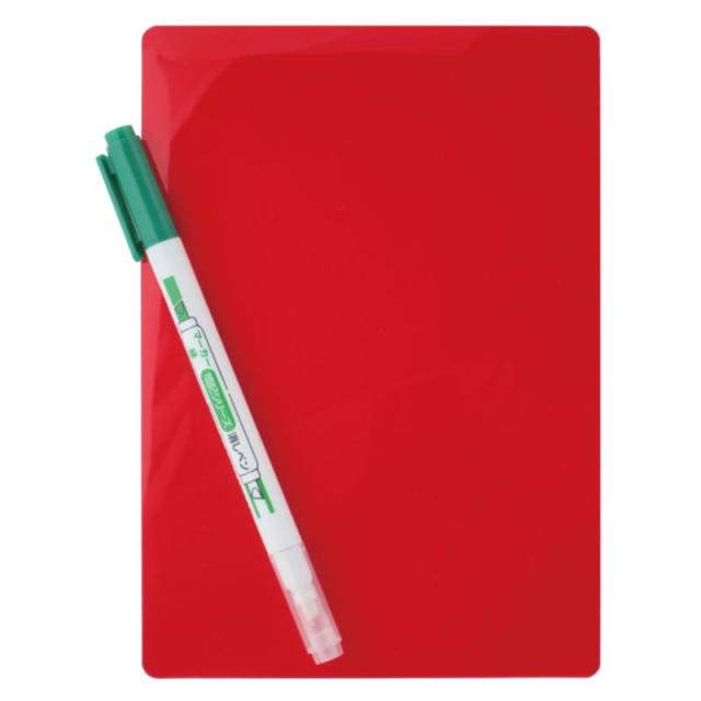 販促、ノベルティ,記念品は:暗記シリーズ  緑マーカー・赤シートセット CR-3336