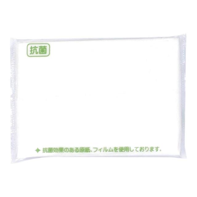 販促、ノベルティ,記念品は:抗菌ポケットティッシュ 8W