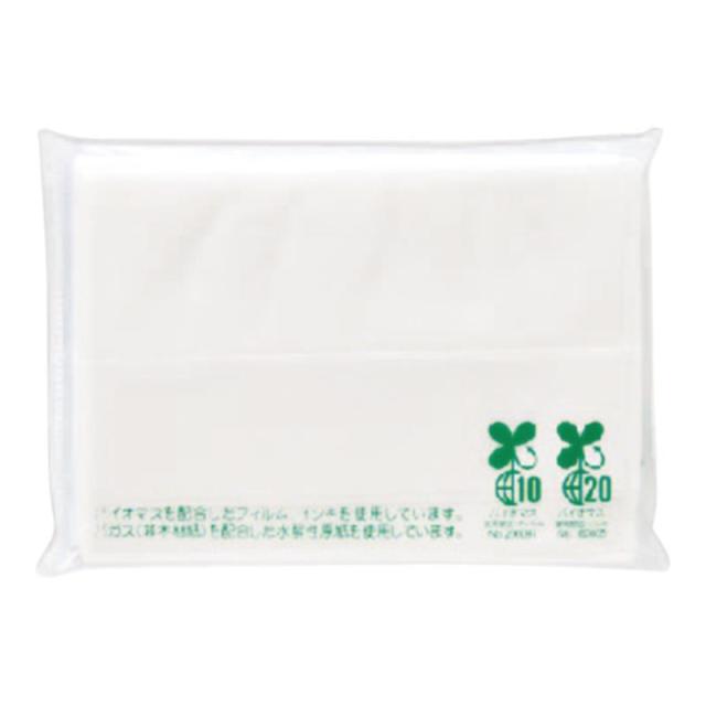 販促、ノベルティ,記念品は:バイオマス ポケットティッシュ8W