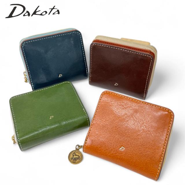 Dakota ダコタ 財布 ラフィナート 小銭入れ付き二つ折り財布（ラウンド