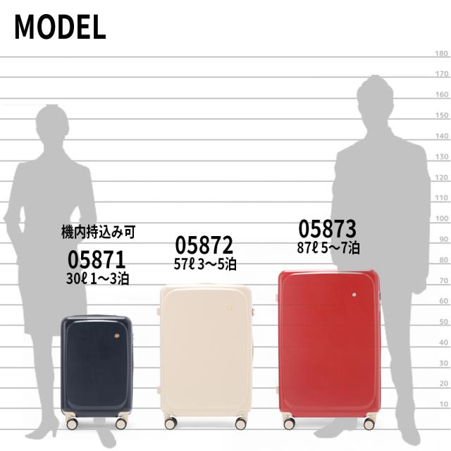 ハント ポルメロー スーツケース レディース 05871 HaNT Pollmellow