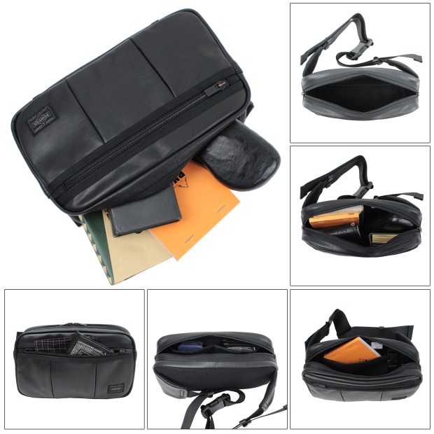 ポーター アルーフ ウエストバッグ 023-03761 10 ブラック PORTER 吉田