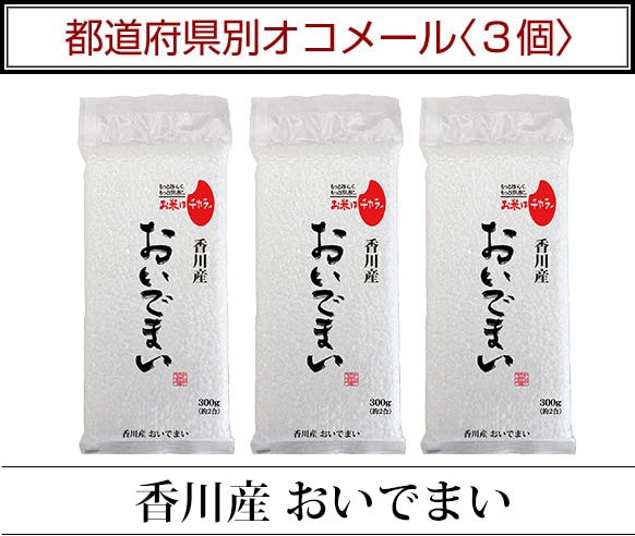 都道府県別オコメール3個