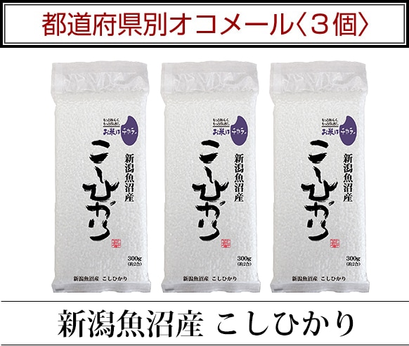 都道府県別オコメール3個