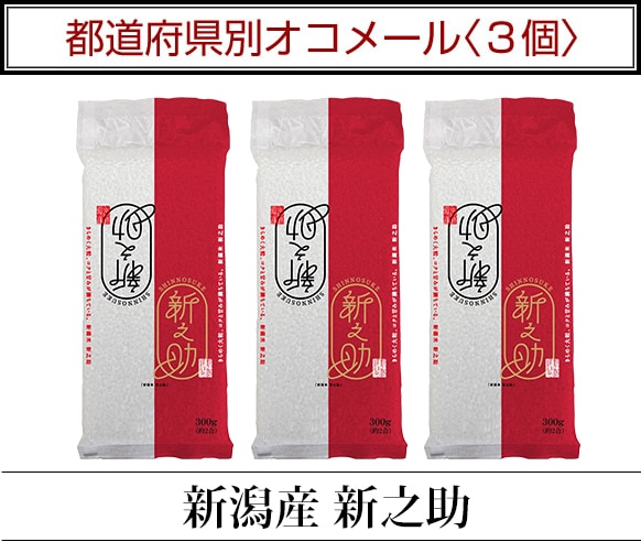 都道府県別オコメール3個
