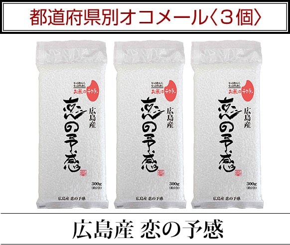 都道府県別オコメール3個