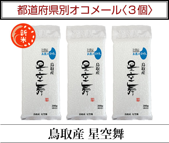 都道府県別オコメール3個
