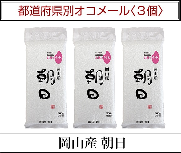 都道府県別オコメール3個