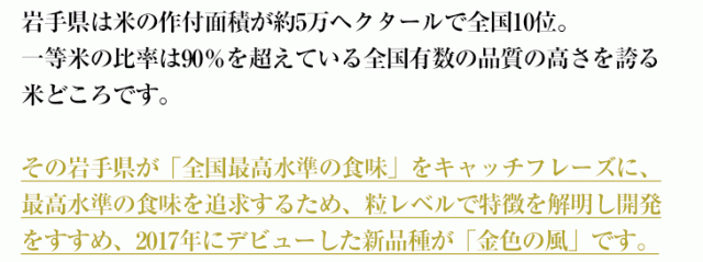 全国最高水準の食味をキャッチフレーズに開発した新品種