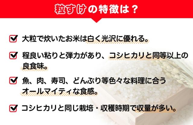 粒すけの特徴は?