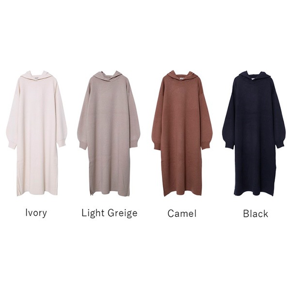 日本正規品 ニットワンピース パーカーワンピ ロング 秋 冬 長袖 無地 ボリュームスリーブ スリット リブ 男ウケ コーデ 白 ワンピース レディース 在庫一掃 Www Endocenter Com Ua