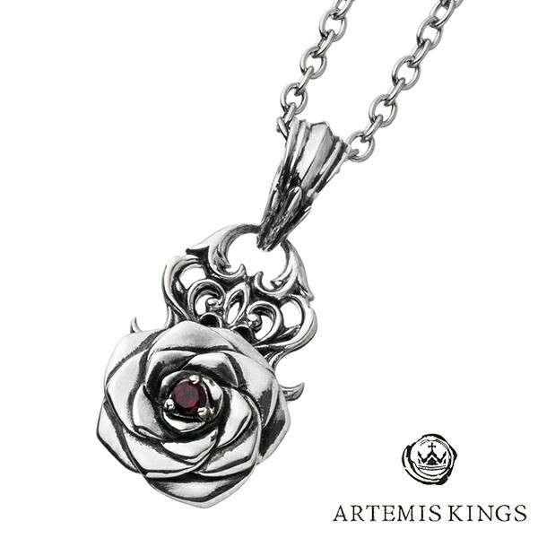 数量限定SALE アルテミスキングス ARTEMISKINGS 薔薇 ペンダント AKP0128 シルバー925 シルバー チェーン付き ネックレス ペンダント ガーネットの通販はau PAY マーケット - 新宿銀の蔵 シルバーアクセサリーと天 好評在庫