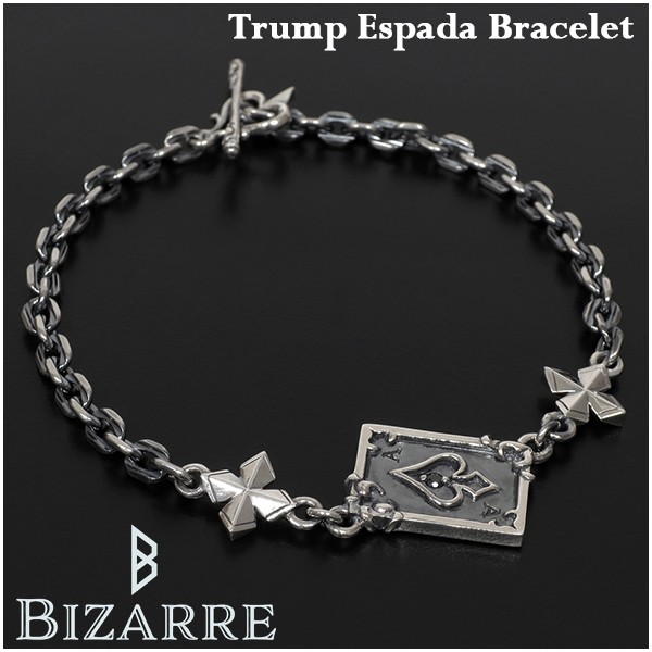 海外輸入 Bizarre ビザール トランプエスパーダ シルバーブレスレット メンズ アクセサリー シルバー925 ブレスレット ブランド 驚きの値段 Onlinesawari Com