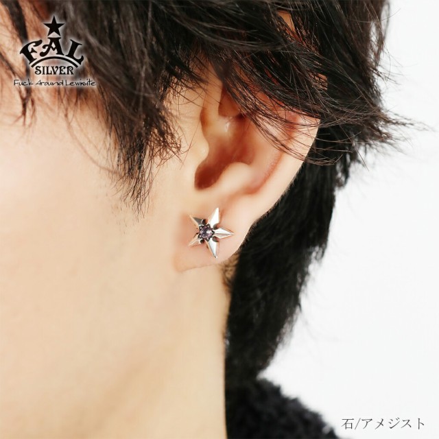 F.A.L ゴシック スター M ピアス シルバーピアス 1P 片耳用 F.A.L ゴシック スター M ピアス シルバーピアス 1P 片耳用