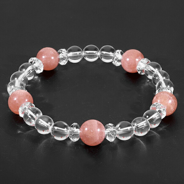 高品質 アルゼンチン産 インカローズ 8mm 天然石 ブレスレット 天然石 パワーストーン インカローズ ブレスレット 約10mm
