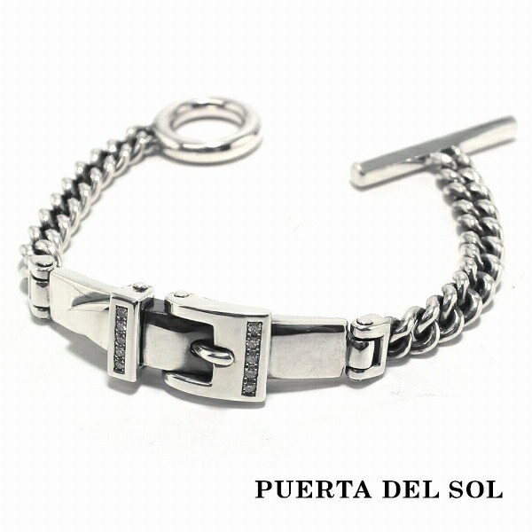 PUERTA DEL SOL ベルト バックル ブレスレット シルバー950 ユニ