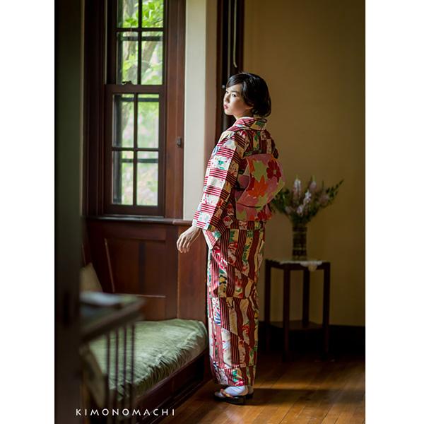 全通柄 カジュアル帯 袋名古屋帯