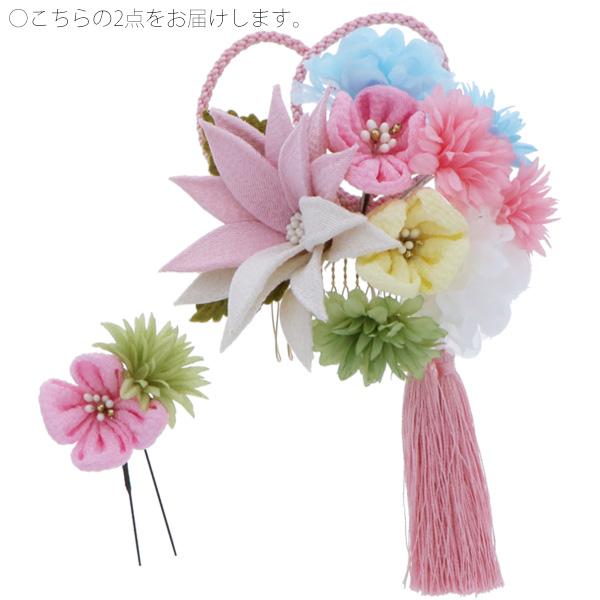 お花髪飾り 振袖髪飾り コーム髪飾り