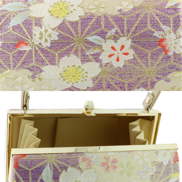 Lサイズ 1の2枚芯 華やか草履バッグ