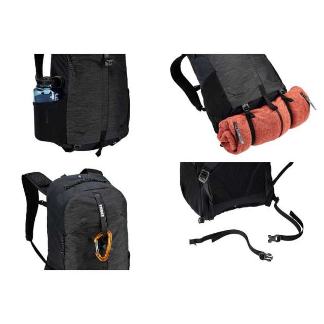 スーリー Nanum 18L バックパック ブラック 26.0×20.0×47.0cm(18L) #3204515 送料無料 THULE