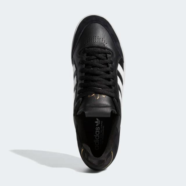 アディダス スケートボーディング タイショーン ロー 28.5cm(US10.5) ブラック×ホワイト×ゴールド #GW4891 adidas TYSHAWN LOW