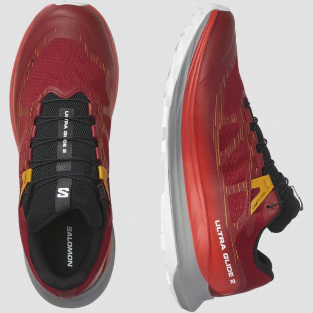 サロモン ウルトラ グライド 2 GTX(GORE-TEX) 27.5cm Bレッド×Fグレー #L47216500 送料無料 SALOMON