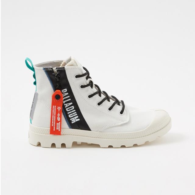 パラディウム パンパ ハイ アウトジップ オーバーラボ 26.0cm スターホワイト #78725-116 送料無料 PAMPA HI OUTZIP OVERLAB