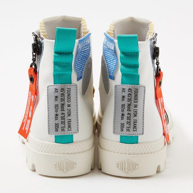 パラディウム パンパ ハイ アウトジップ オーバーラボ 27.0cm スターホワイト #78725-116 送料無料 PAMPA HI OUTZIP OVERLAB