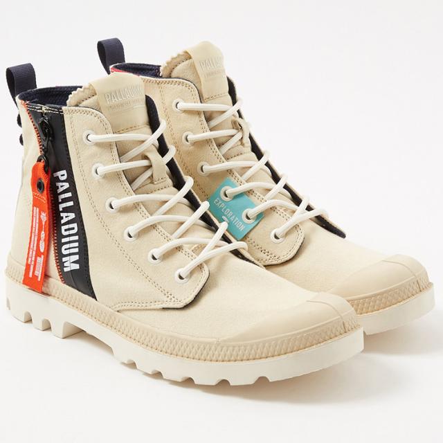パラディウム パンパ ハイ アウトジップ オーバーラボ 27.0cm サハラ #78725-217 送料無料 PAMPA HI OUTZIP OVERLAB PALLADIUM