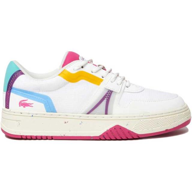 ラコステ レディース L001 ECO 222 1 SFA 38A(24.0cm) ホワイト×レッド #SF01034-286 LACOSTE