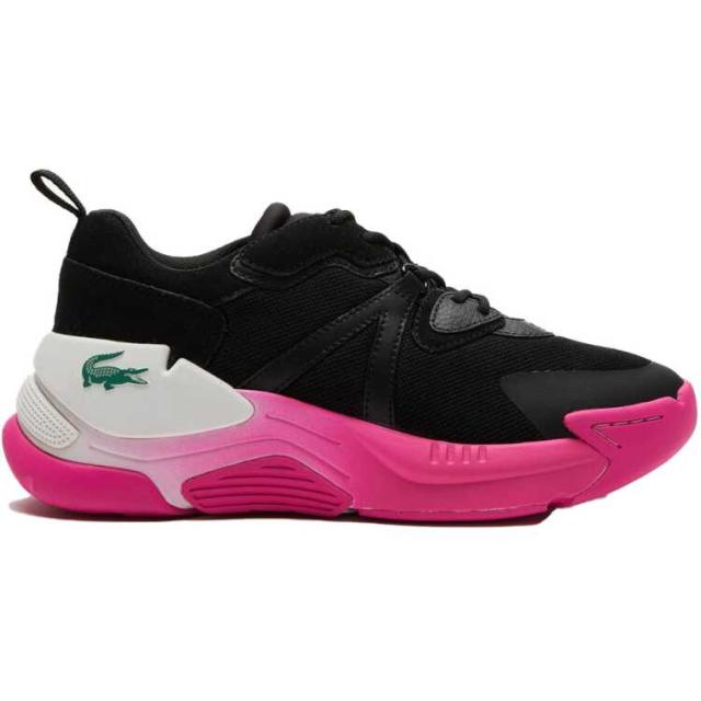 ラコステ レディース LW2 XTRA 222 3 SFA 38A(24.0cm) ブラック×ピンク #SF01054-1J1 LACOSTE