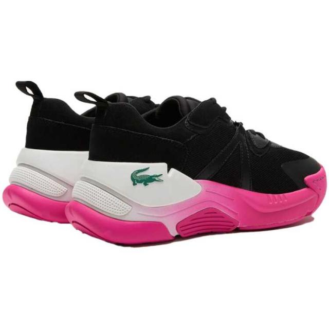 ラコステ レディース LW2 XTRA 222 3 SFA 38A(24.0cm) ブラック×ピンク #SF01054-1J1 LACOSTE
