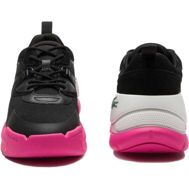 ラコステ レディース LW2 XTRA 222 3 SFA 38A(24.0cm) ブラック×ピンク #SF01054-1J1 LACOSTE