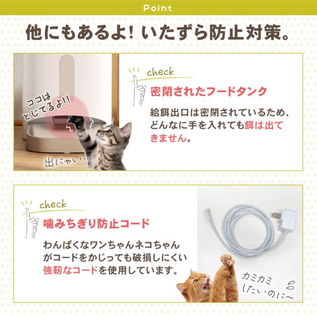 犬猫用自動給餌器 ごはんもりもり君