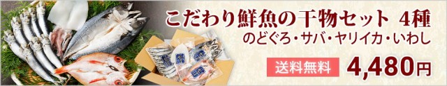 九州産こだわり鮮魚の干物セット 4種