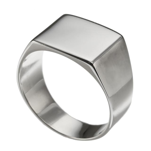 安い 激安 プチプラ 高品質 シンプル 印台 リング シルバー アクセサリー メンズ