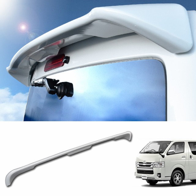 ハイエース200標準リアウイング 200系 ハイエース 標準 リアスポイラー リアウィング ルーフ