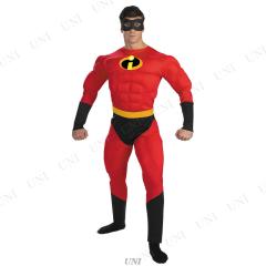ミスターインクレディブル　コスチューム マスク付き XL コスプレ 仮装 DXミスター・インクレディブル マッスル 大人用 XL(42