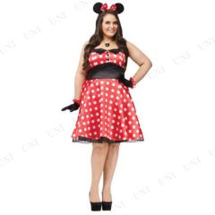コスプレ 仮装 ミスマウス・ピンナップ(ペチコート付き) 大人用(XS