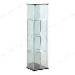 ガラス飾り棚　3段　ショーケース　コレクションケース　収納棚　ガラスケース 楽天市場】ショーケース 幅42.5cm 3段 背面ミラー コレクション