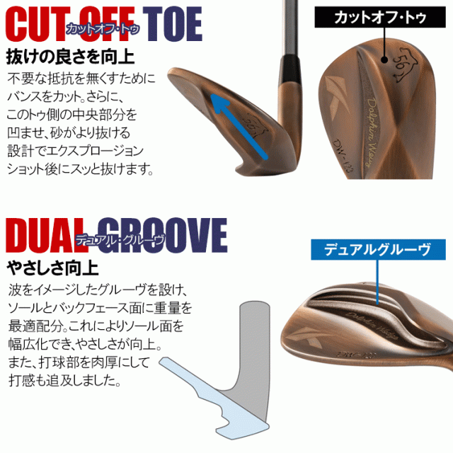 キャスコ ドルフィン ウェッジ  DW-123 カッパー N.S.PRO 950GH neo 日本仕様 2023モデル