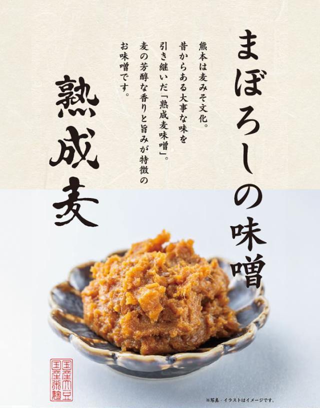 お中元 まぼろしの味噌 食べ比べ 米麦あわせ 熟成麦 500gx2パック 山内本店 熊本 お取り寄せ ギフト 調味料