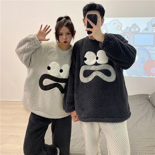 ペア パジャマ 冬 モコモコ 結婚祝い